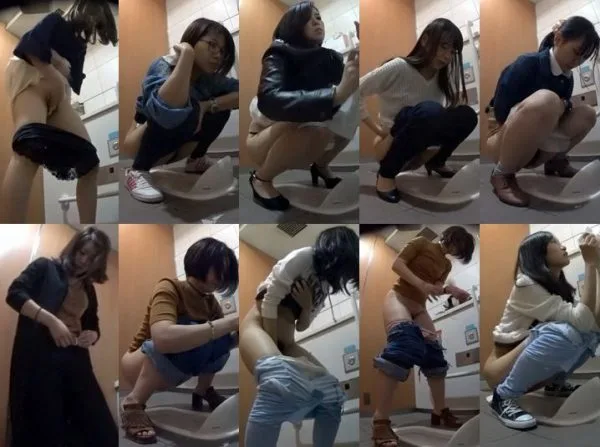 digi-tents 駅トイレ③篠田麻○子!? Japanese Voyeur Pooping