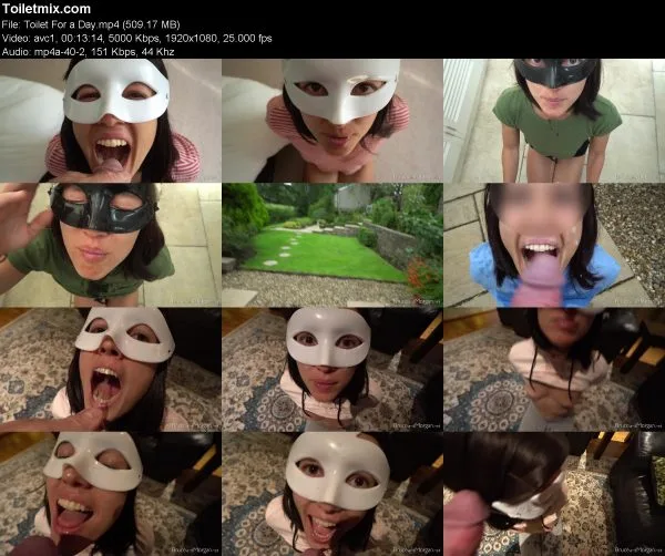 Toilet For a Day BruceandMorgan piss drinking, FullHD 2019