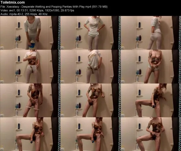 Xxecstacy – Desperate Wetting and Pooping Panties With Play