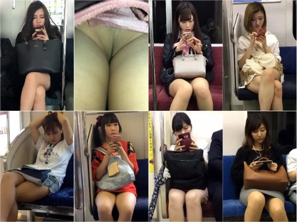 gcolle 脚フェチ186　股を開く美人OLの対面エロ…Japanese Voyeur Metro Upskirt