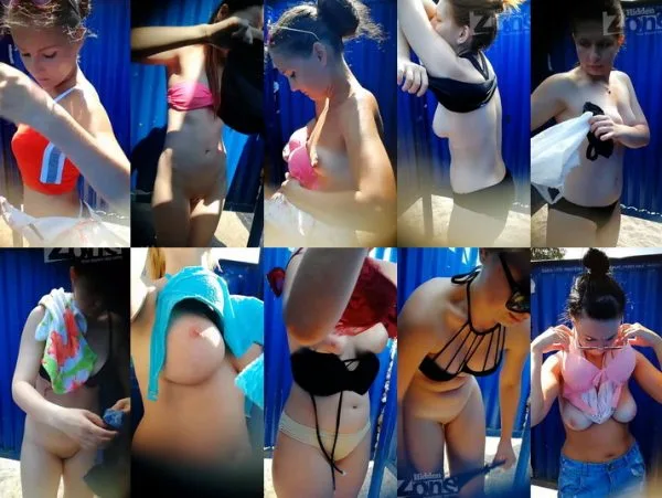 Exclusive Amateur Voyeur 独占アマチュア盗撮 148-150 Beach Cabin Voyeur