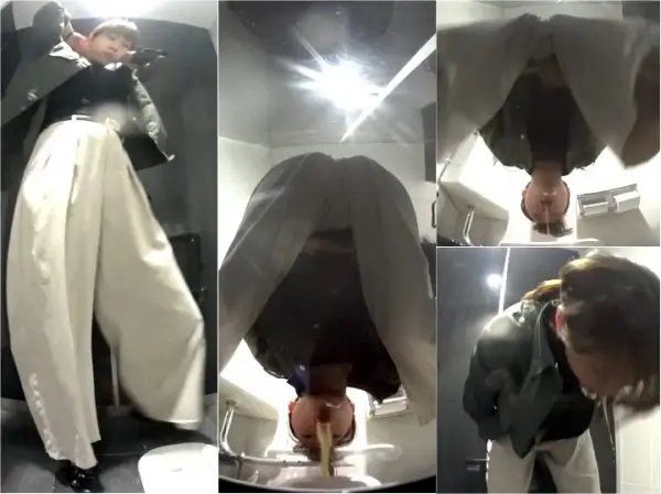 海の和式トイレを撮ってみた１７水着で限界…Japanese Voyeur Toilet
