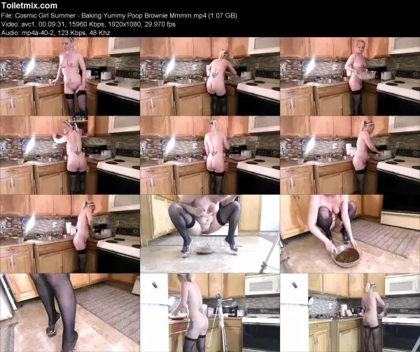Cosmic Girl Summer – Baking Yummy Poop Brownie Mmmm