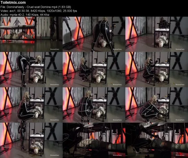 DominaNasty – Cruel scat Domina