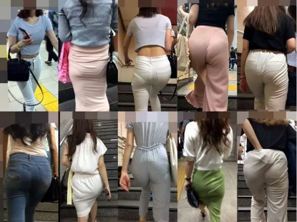 Gcolle Ass 7-9 OL秘蔵品18自慢の美脚で大股闊歩 Upskirt Public