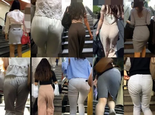 Gcolle Ass 7-9 OL秘蔵品18自慢の美脚で大股闊歩 Upskirt Public