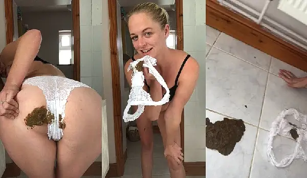Jojo3767 – Poop my white panties women scat videos, 2019
