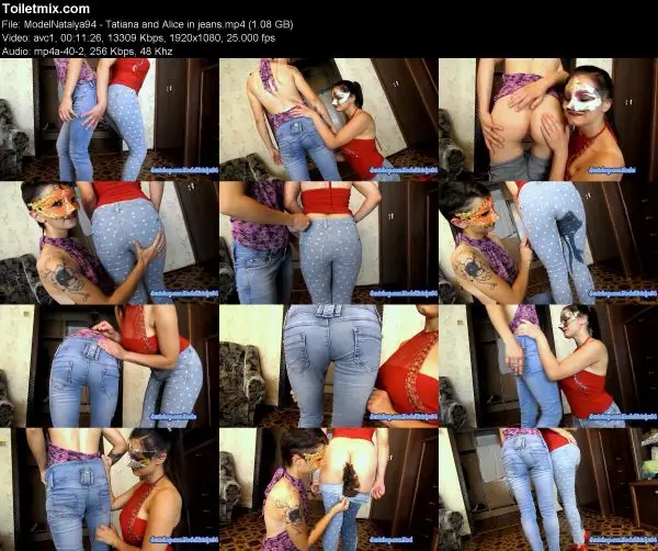 ModelNatalya94 – Tatiana and Alice in jeans