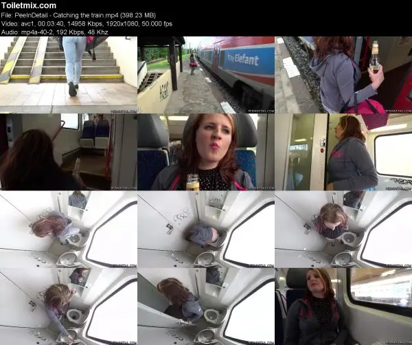 PeeInDetail – Catching the train