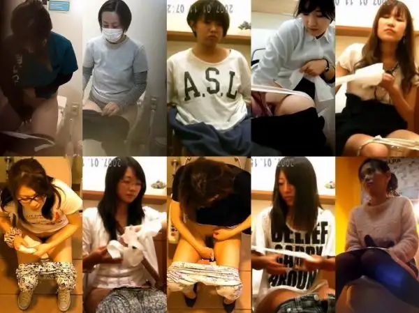digi-tents toilet 15 クラス１の美少女おしっこう…Pooping Pissing Voyeur