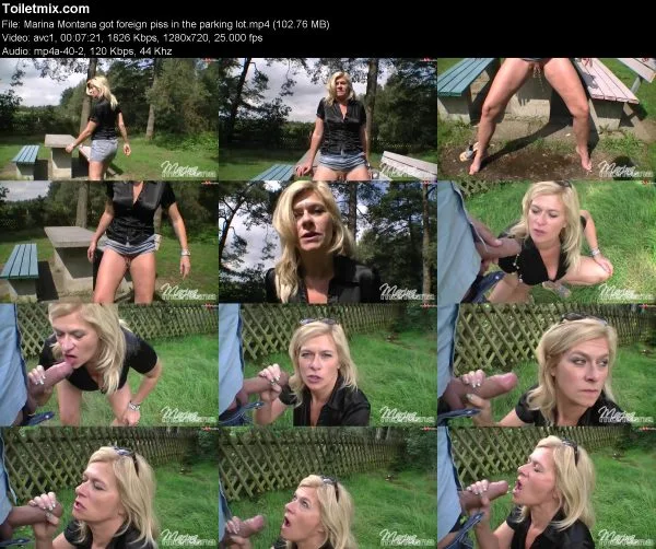 Marina Montana got foreign piss in the parking lot