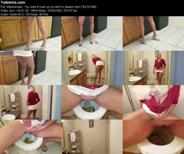 Msparisrose – You want to look up my skirt im pissed