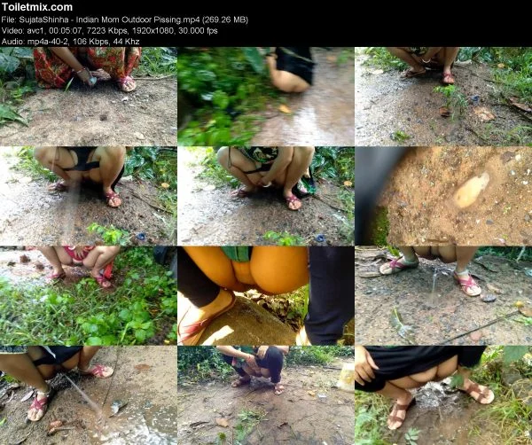 SujataShinha – Indian Mom Outdoor Pissing