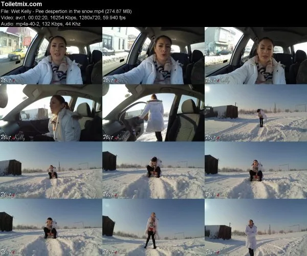 Wet Kelly – Pee despertion in the snow