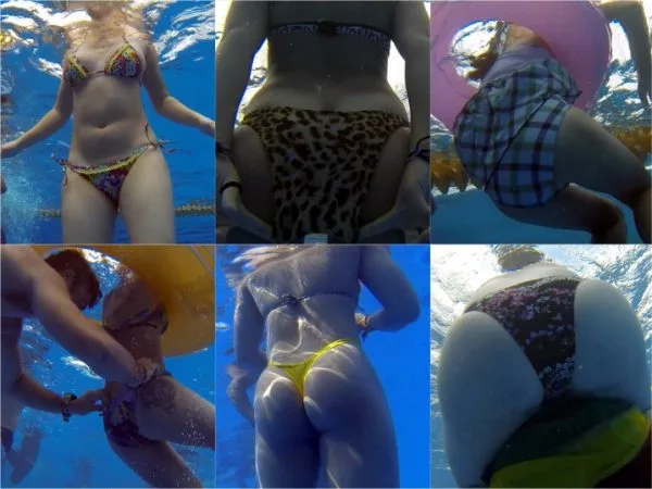 Swimming pool Voyeur PCOLLE 水中水着追跡！vol.84（さわりたい放題�…