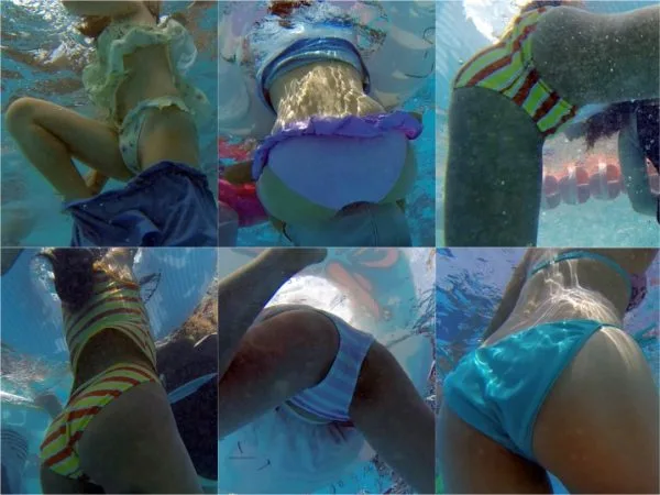 Swimming pool Voyeur PCOLLE 水中水着追跡！vol.84（さわりたい放題�…