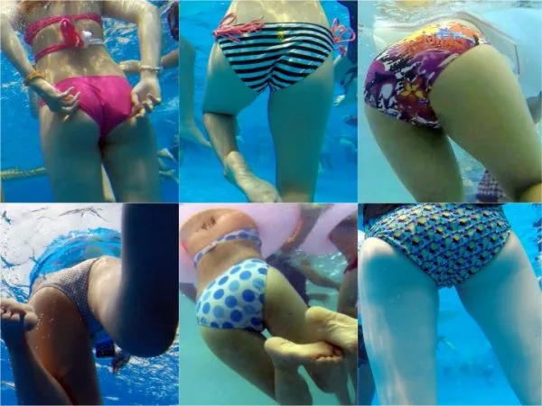 Swimming pool Voyeur PCOLLE 水中水着追跡！vol.84（さわりたい放題�…