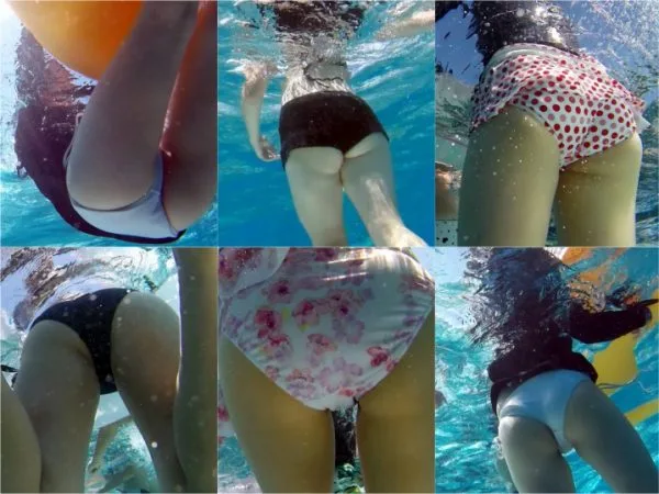 水中水着追跡！vol.122（回るギャル）【YMUW-112 swimming pool