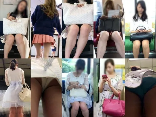 Gcolle Metro 19-22 白パンティ丸見えナチュスト� Japanese Upskirt Hidden Cam