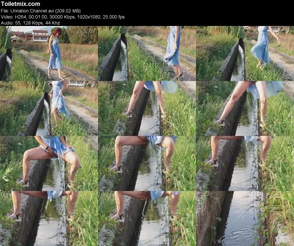 Urination Channel pissing in public, HD 2019