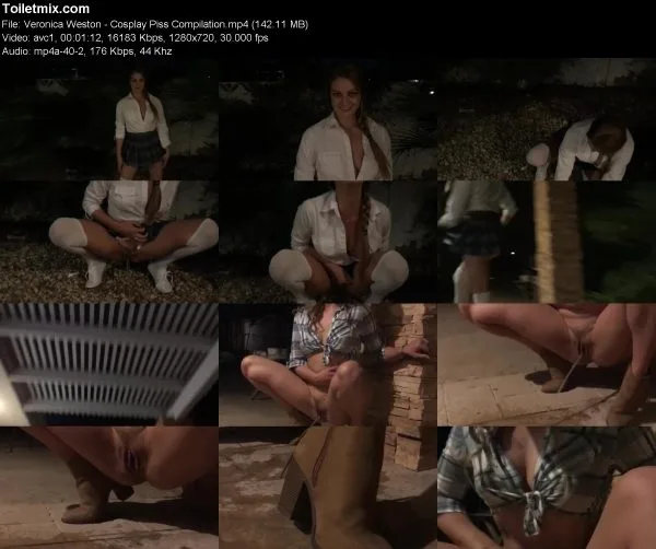 Veronica Weston – Cosplay Piss Compilation