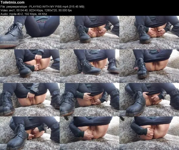 peepeepenelope – PLAYING WITH MY PISS