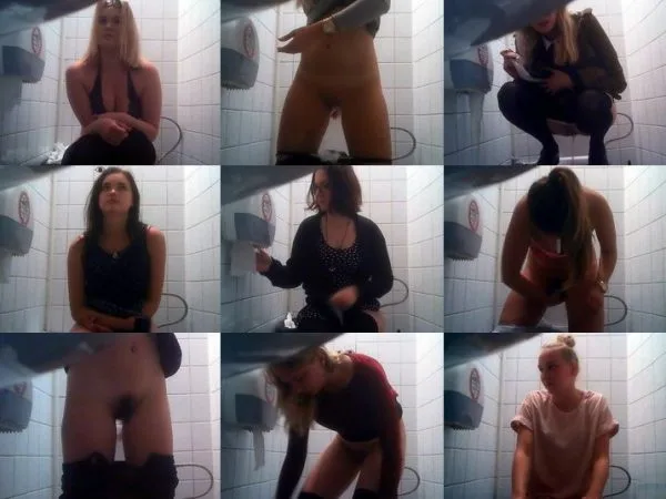 Amateur Toilet Voyeur 255-260 ladies dorm toilet voyeur