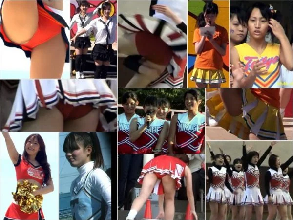 Gcolle イベントチア Cheerleaders Upskirt