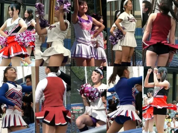 Gcolle イベントチア Cheerleaders Upskirt