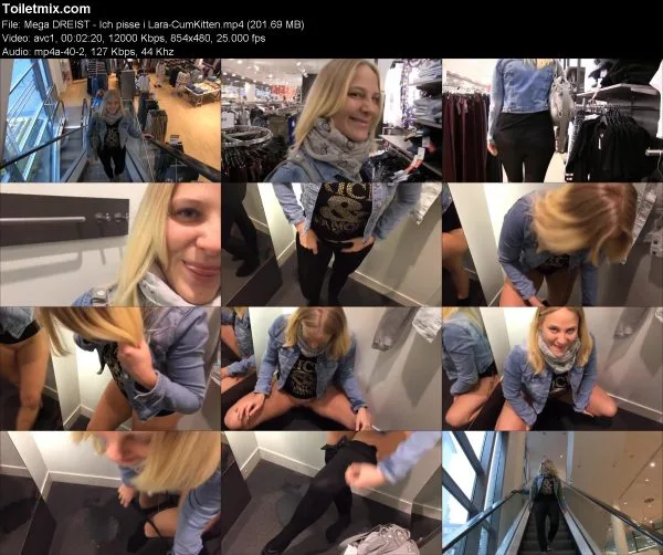 Mega DREIST – Ich pisse i Lara-CumKitten