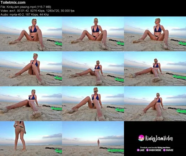 KinkyJam pissing pissing in public, HD 2020