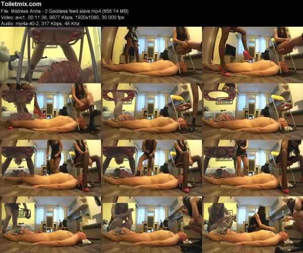 Mistress Anna – 2 Goddess feed slave