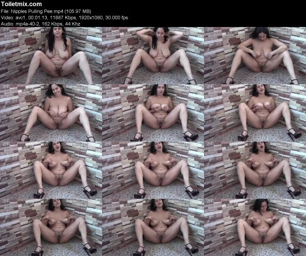 Nipples Pulling Pee