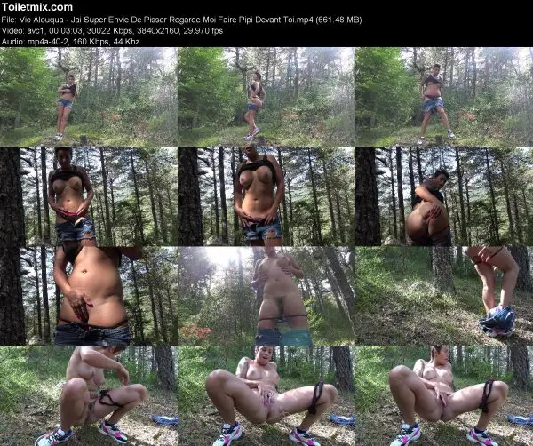 Vic Alouqua – Jai Super Envie De Pisser Regarde Moi Faire Pipi Devant Toi