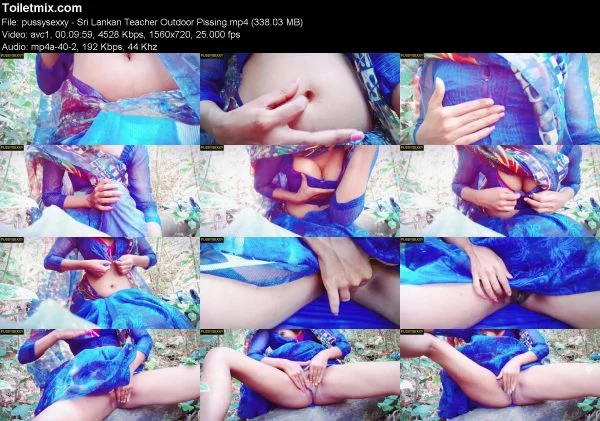 pussysexxy – Sri Lankan Teacher Outdoor Pissing