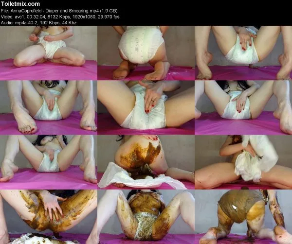 AnnaCoprofield – Diaper and Smearing