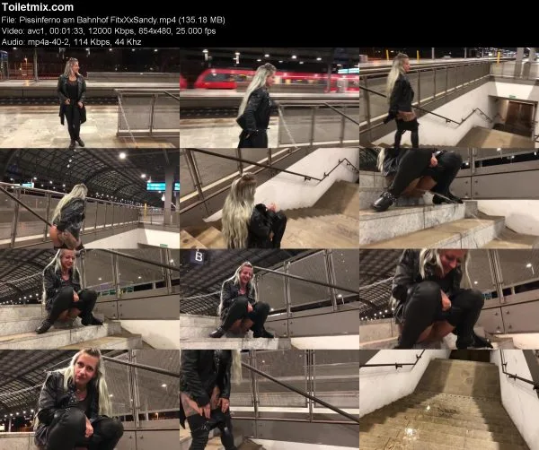 Pissinferno am Bahnhof FitxXxSandy
