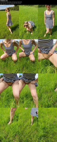 SereneXX – Taking a Pee in the Field