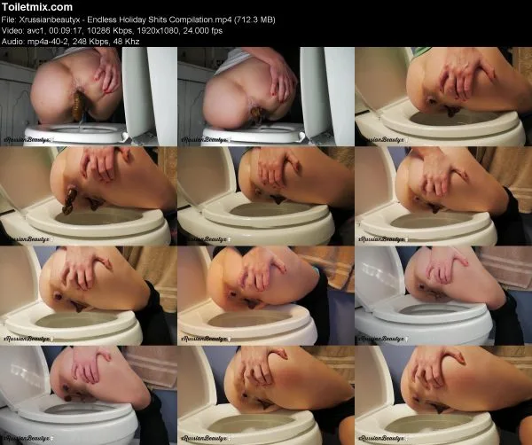 Xrussianbeautyx – Endless Holiday Shits Compilation
