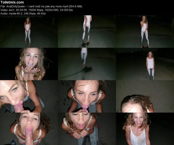 AnalDirtyQueen – I cant hold my pee any more