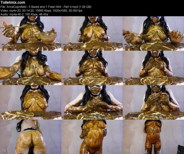 AnnaCoprofield – 3 Saved and 1 Fresh Shit – Part 4