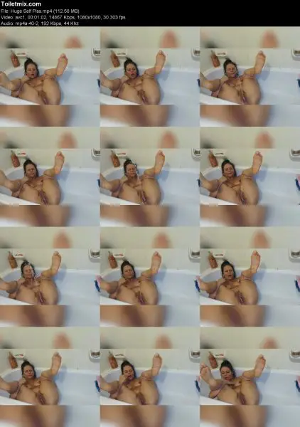 Huge Self Piss