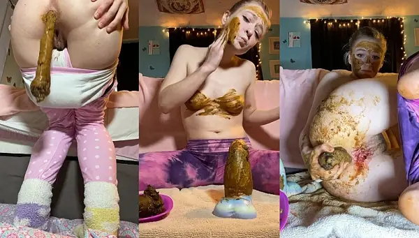 Sexandcandy18 – Huge dildo quiet scat play