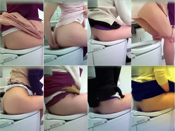 【w.c】女の娘たちの排泄セット No.1 Pooping Voyeur Toilet