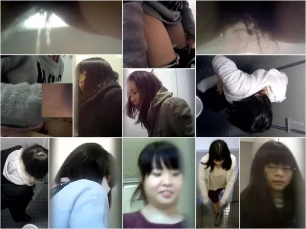 無修正　和式トイレ美女の極太うんこ Pooping Toilet Voyeur