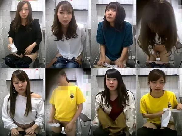 【めちゃくちゃ綺麗なJD排泄】激美人８名厳 Japanese Voyeur