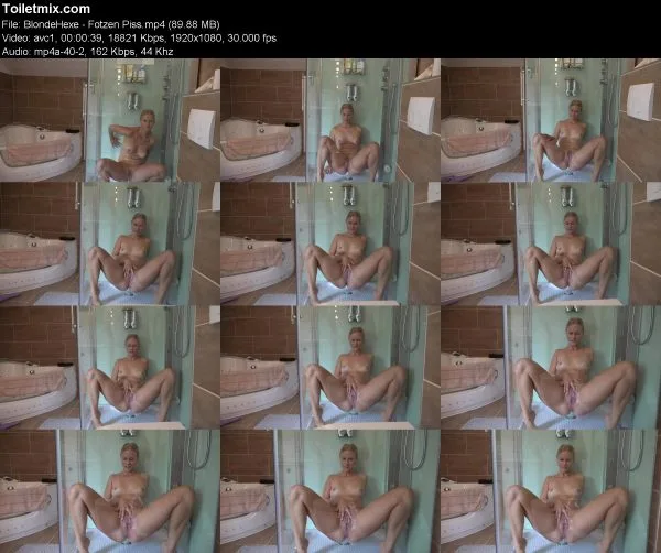 BlondeHexe – Fotzen Piss