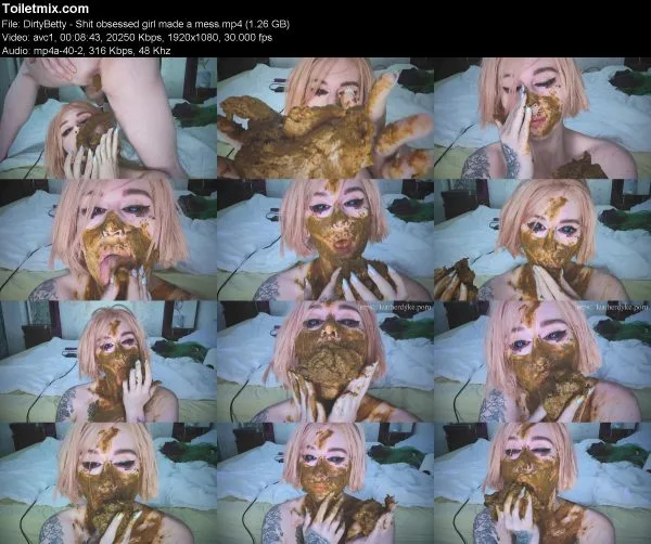 DirtyBetty – Shit obsessed girl made a mess