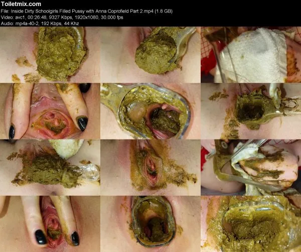 Inside Dirty Schoolgirls Filled Pussy with Anna Coprofield Part 2