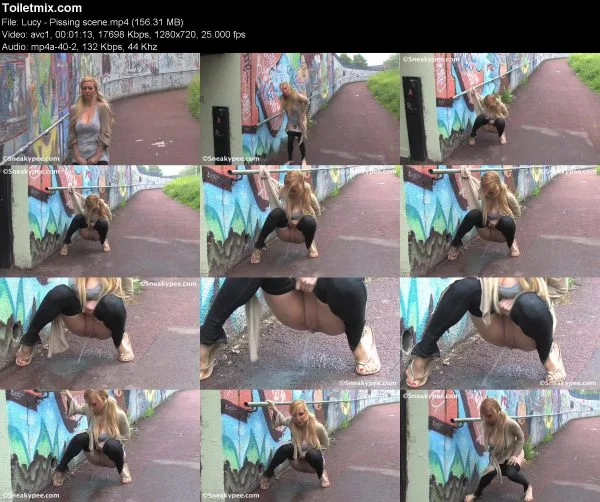 Lucy – Pissing scene
